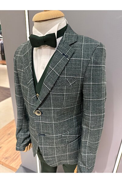 cemden Erkek Çocuk Ekoseli Takım