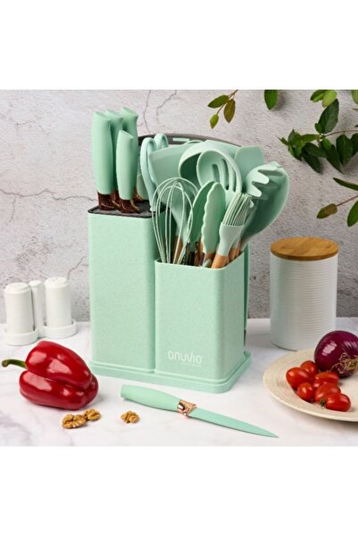 stuffix 19-Piece Kitchen Utensil Set - Stuffx - Mint Green