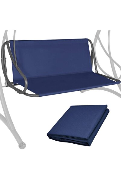 OEM Canvas cover for garden swing, seat and backrest, 110x90cm, blue