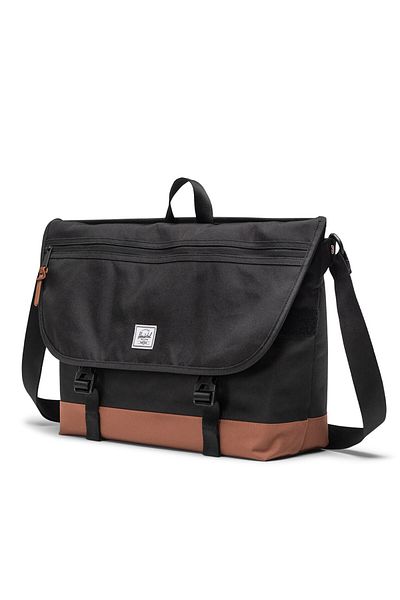 herschel Women's, Men's, Unisex Bag black HERSCHEL-11529 04735 BLACK/SADDLE BROWN