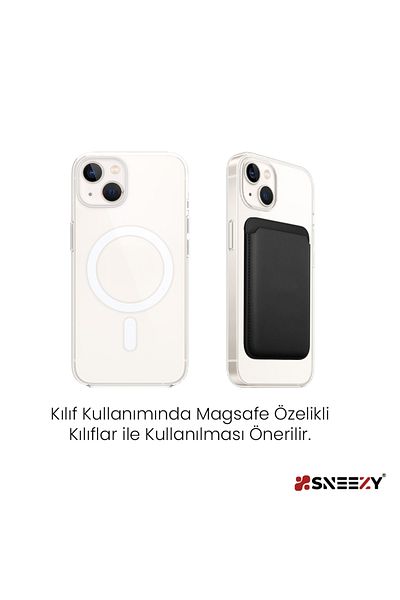 Sneezy iPhone 16-16 Plus - 16 Pro - 16 Pro Max Compatible First Class Magsafe Wallet Magsafe Leather Card Holder