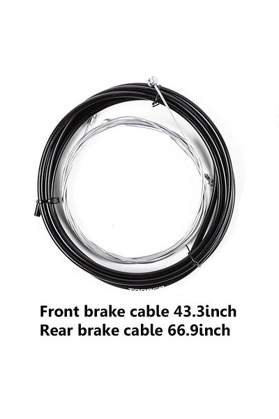 BUCKLOS Brake Cable BUCKLOS Bicycle Brake Lever&Cable Set Durable Stainless Steel Brake Cable Universal Road