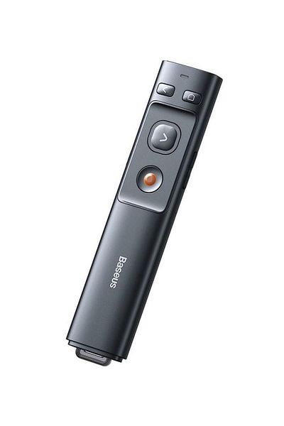 Baseus Presenter wireless Baseus, laser 2.4 GHz, max. 100m, fara baterie, Gri