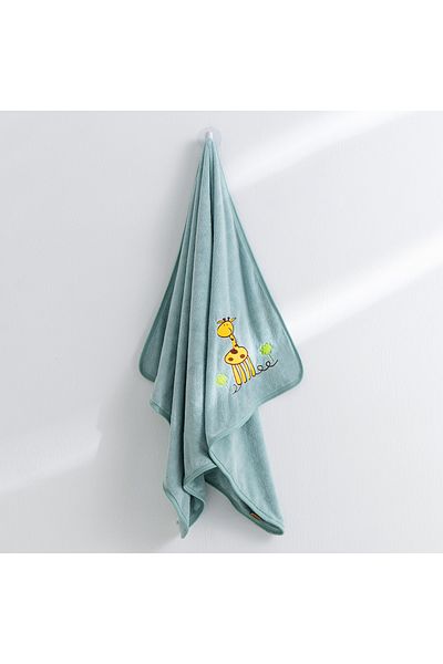 REEFI Large Turquoise Rustic Baby Towel
