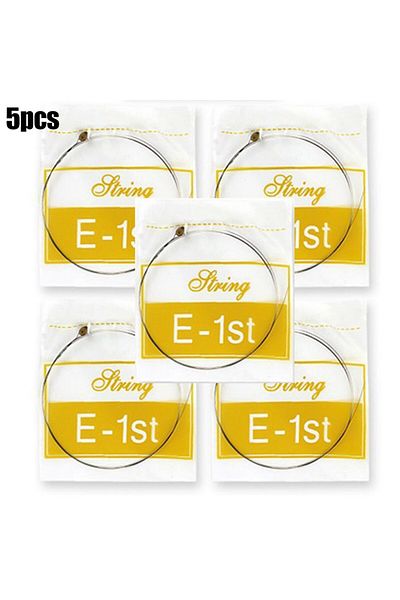 Choice 5PCS 5Pcs Single Guitar Strings Acoustic Guitars Top 1st E Plain Steel Gauges 012 Replacement Musica