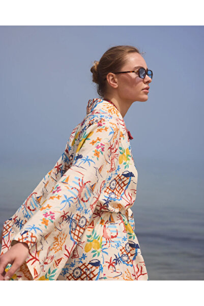 Kadın Azure Club Meis Kimono