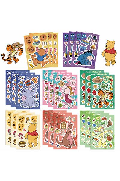 Choice 32 ورقة 32 ورقة ملصقات ديزني ويني ذا بوه وأصدقائه ملصقات أكواب كرتونية...