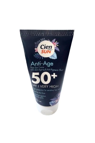 Cien Sun Spf 50+ Anti-Age Sun Cream - 50 ml for Face