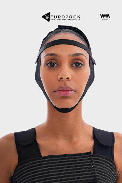 EUROPACK LP-100 ضمادة الوجه بعد العملية الجراحية – ضمادة بعد شد الوجه – 75 سم