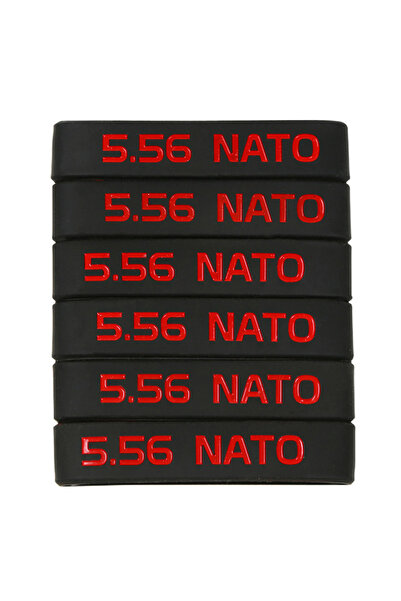 Choice 5.56 Red1 6 قطع 6 قطع شريط تحديد المجلات لـ 7.62x39 5.56 Nato 300 Blac...