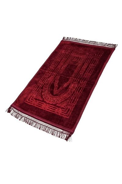 smart home Luxury prayer rug lined with soft microfiber fabric with a silky feel, 120 x 70 cm