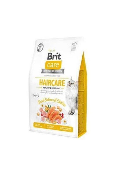Brit Brit Care Grain Free Haircare Healthy and Shiny Coat Dry Cat Food - 7 kg