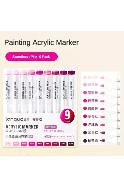 Choice Set K 9/144 Colors Acrylic Paint Art Marker Pen DIY Painting Drawing for Card Ceramic Stone Mug Glas
