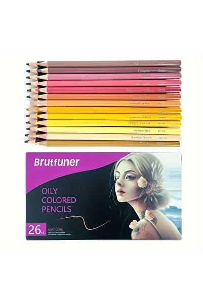 Choice 26 Colors Brutfuner 26/50/72pcs Skin Tone Colored Pencils Oil Based Sk...