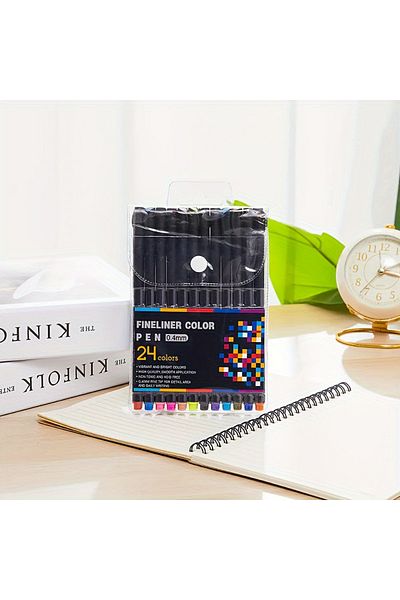 Choice GX-24 colors 12-100pcs Colorful Line Drawing Pen Set Micro Tip Fineliner Pen Drawing Painting Sketch