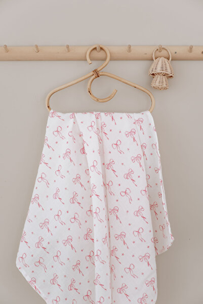 Tuğba Kuğu Muslin Cover - Pureline Series - Dainty Bows