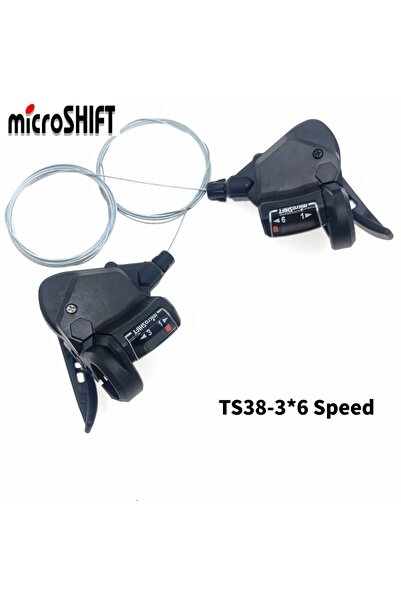 Choice ذراع ناقل الحركة الأمامي والخلفي للدراجات الهوائية MicroSHIFT TS38 3*7...