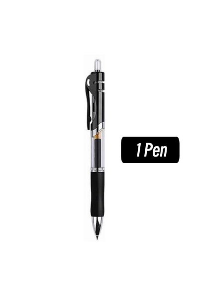 Choice black Yellow Retractable 0.5mm Black Ink Gel Pens Colored Aesthetic Stationery Pen Supplies Ballpoin