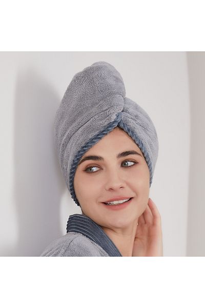 REEFI Modern rustic gray hair cover, large size (28*75cm)