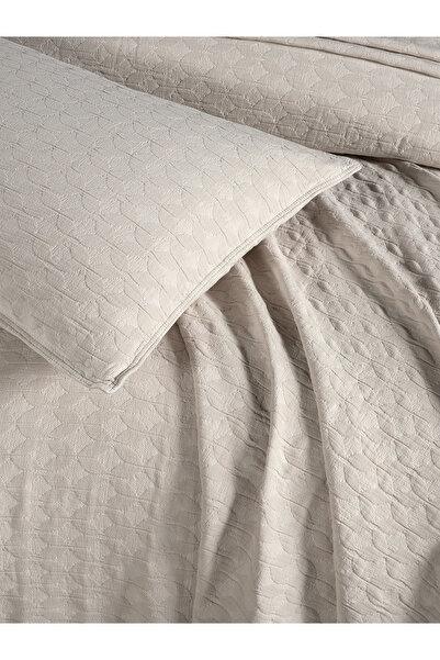 BED LİNE Elvira Yatak Örtüsü Seti Tek Kişilik Krem Kutulu