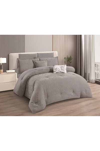HOURS Horse Navren 8-piece Jacquard Duvet Set with a Modern and Distinctive Pattern Serena-001