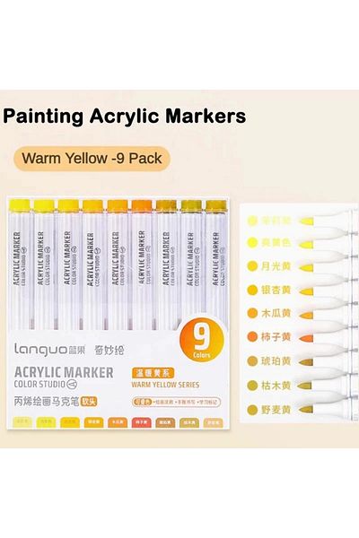 Choice Set R 9/144 Colors Acrylic Paint Art Marker Pen DIY Painting Drawing for Card Ceramic Stone Mug Glas