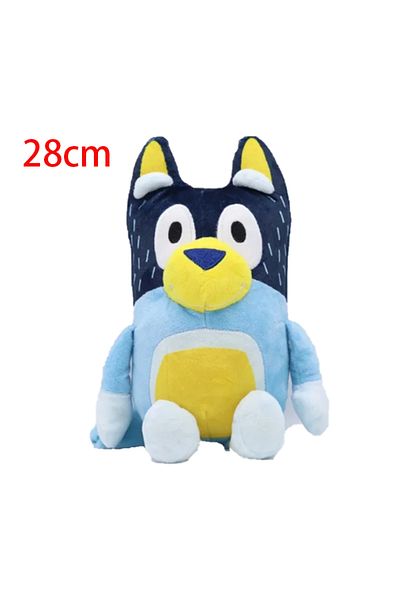 Miniso Fluorescence Yellow Popular Cartoon Dog Plush Toys Blue And Blue Dog Home Filling Animal Dolls Child