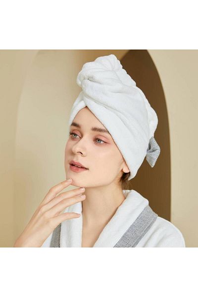 REEFI Small white rustic royal hair cover (25*68cm)