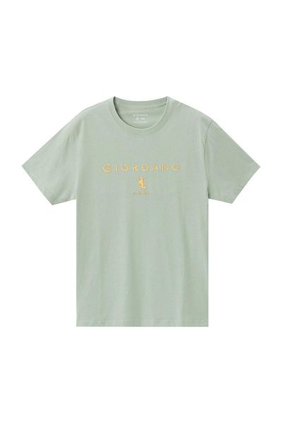 Giordano تي شيرت رجالي بطبعة مميزة