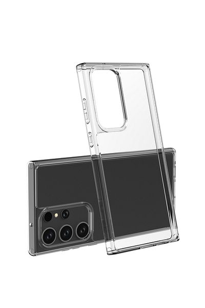 Cellara CELLARA CRYSTAL COLLECTION BACK PROTECTIVE COVER FOR SAMSUNG GALAXY S23 ULTRA - TRANSPARENT