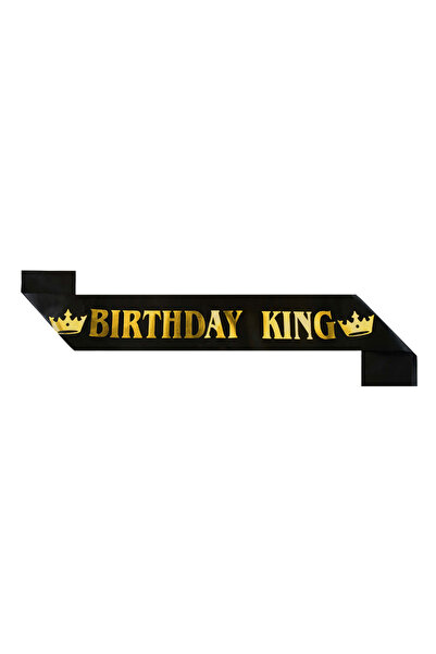Choice1 King 3 Gold Black Birthday King Sash for Men Boy Girl Happy 16 18 20 ...