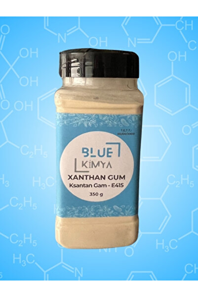 Blue Kimya Xanthan Gum 350 gr - Ksantan Gam E415 (Gıda Kalite) - Kolay Kullanım