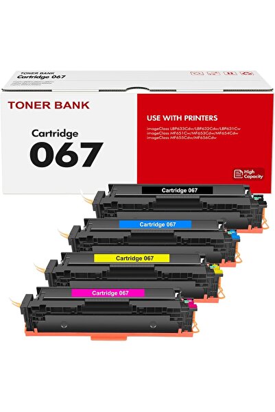 Canon YA-DE BİLİŞİM 067 MF655/MF657/ LBP632Cdw LBP633Cdw MF653Cdw (Black Cyan...