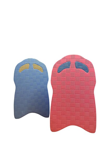 AFFECTİONE Yüzme Tahtası Çift Renk Klasik Mavi-pembe 49x28x2,6mm Kalınlık
