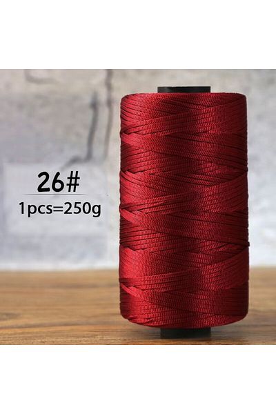 Choice 26 light rust red 250g summer crochet flat ribbon thread handmade DIY weaving production crochet sum