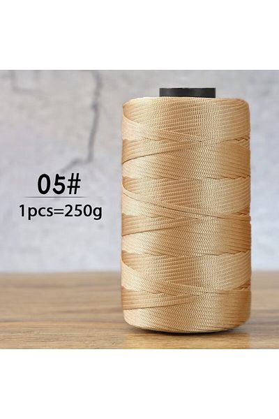Choice 05 Golden 250g summer crochet flat ribbon thread handmade DIY weaving production crochet summer sun