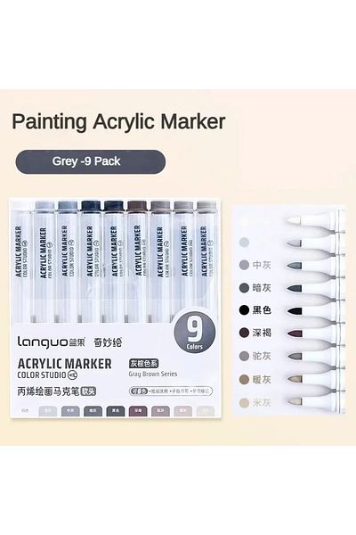 Choice Set H 9/144 Colors Acrylic Paint Art Marker Pen DIY Painting Drawing for Card Ceramic Stone Mug Glas