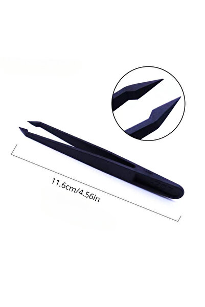 Choice1 أداة إصلاح الساعات T-207 ملقط من ألياف الكربون المضادة للكهرباء الساكنة وملاقط بلاستيكية لصانع الساعات