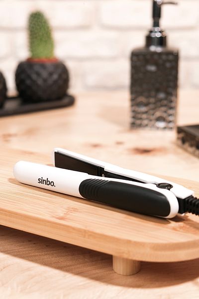 Sinbo Travel Type Hair Straightener, Water Wave Curling Iron Set of 2 Mini Shd-1712/ 1713