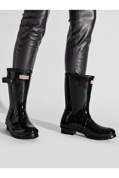 Hunter Ghete Wellington pentru femei negre WFS1000