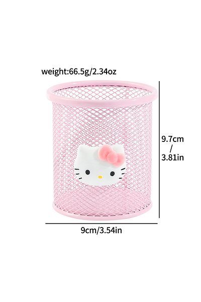 Miniso B256 Sanrio Series Cute Hello Kitty Fashion Pen Holder Desktop Decorations Anime Fans Girl Creative