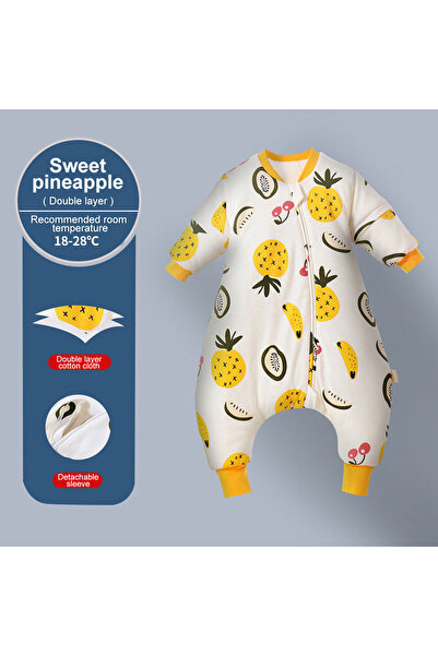 AIBOYING أكياس نوم للأطفال برسومات كرتونية من نوع أناناس-1 2025، بأرجل منقسمة...