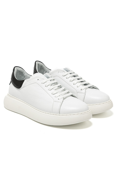 John May Ανδρικά αθλητικά παπούτσια (καθημερινά) RC-25Y-058-R1960 John May Λευκό-Μαύρο