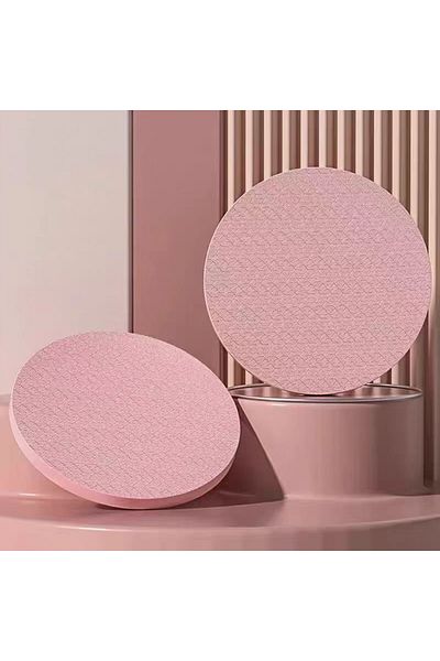 Choice 18-18-0.8CM 2pc-TPE-pink Yoga Knee Pads 2 Pack, Yoga Knee Cushion Thick Exercise Pads for Knees Elbo