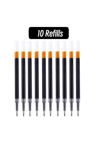 Choice black Red Retractable 0.5mm Black Ink Gel Pens Colored Aesthetic Stationery Pen Supplies Ballpoint &