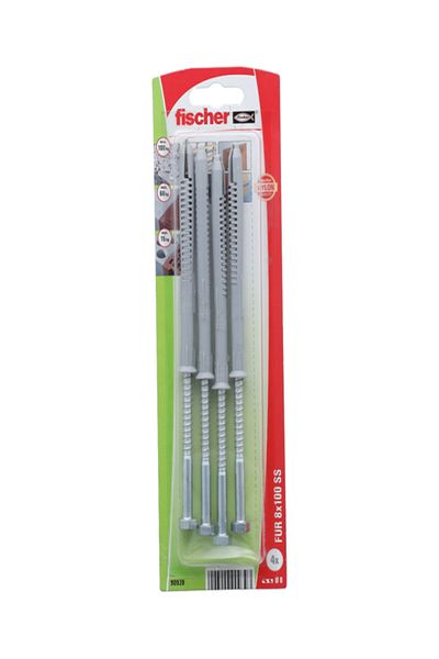 Fischer مجموعة براغي تثبيت الإطار العالمية المتينة عالية الجودة