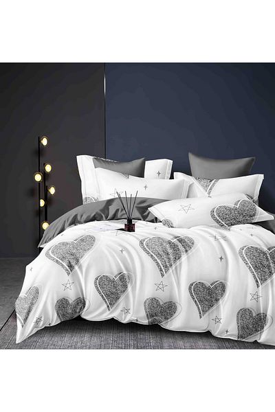 CHIRASO Lenjerie CHIRASO, FINET 6 Piese, Cearceaf clasic 234x240cm, Imprimeu Vesel si Colorat