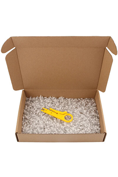 Choice3 100pcs White AWG 26-24 Heat Shrink Connectors Sleeve Tube Terminals Electrical Butt Splice Wire Conn