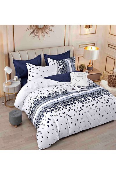 CHIRASO Lenjerie CHIRASO, FINET 6 Piese, Cearceaf clasic 234x240cm, Imprimeu Vesel si Colorat