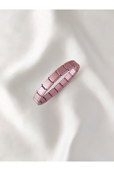 Evorya Women's Stainless Steel Flexible Italian Charm Bracelet